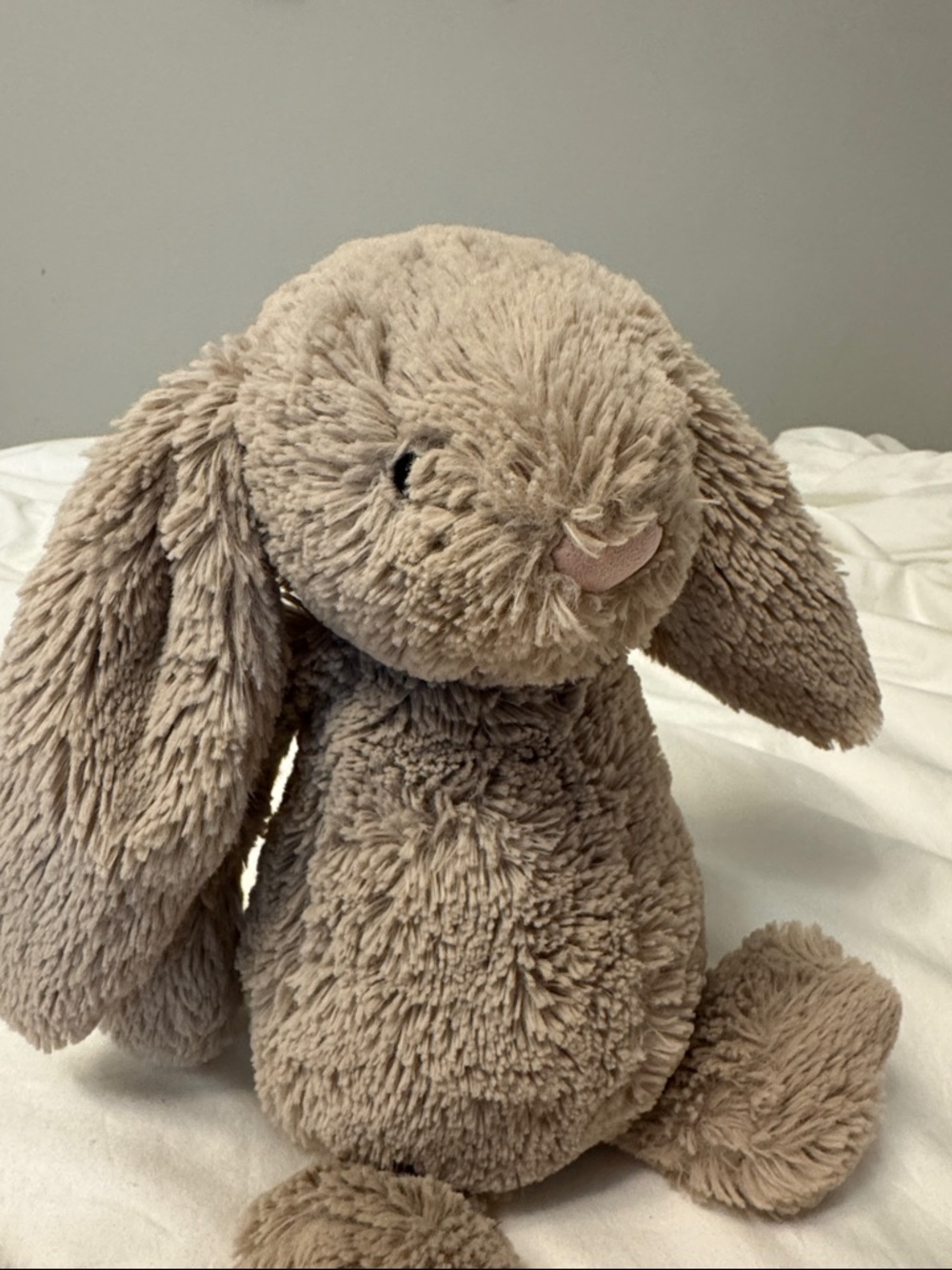 Jellycat Beige Plush Bunny Stuffed Animal